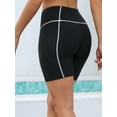 thumbnail image 4 of Women's Sport Short High Waisted with Pockets Board Short Swimsuit Bottom, 4 of 5