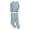 F186-Light Blue, variant on FYDUU Baby Boys Girls Pajamas Kids Toddler Long Sleeve Tops Pants Snug Fit Basic Sleepwear 2 Piece Set Children's Daily Loungewear 2-3 Years