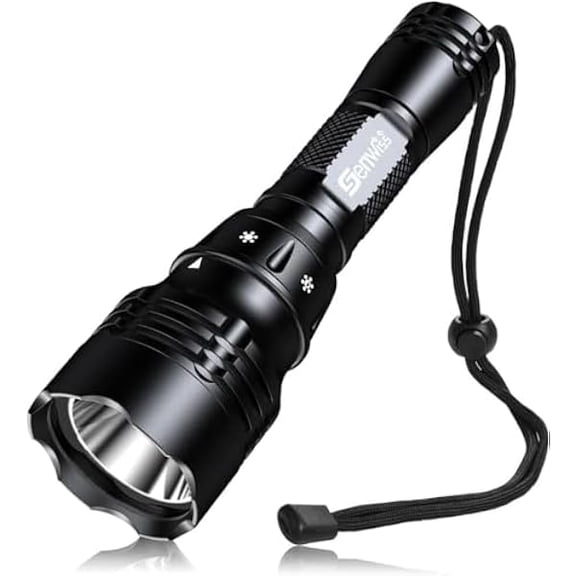 ZLCScuba Diving Flashlight Dive Torch 2000 Lumen Waterproof Underwater XM-L2 LED Submarine Lights Holder with Charger for Under Water Deep Sea Cave at Night