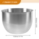 thumbnail image 5 of Tazón de mezcla de mezcla de metal de cocina de mezcla de mezcla de mezcla profunda de acero inoxidable para hornear suministro de hogar, 5 of 6