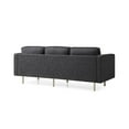 thumbnail image 4 of Pemberly Row Mid-Century Contemporary Fabric Sofa in Charcoal, 4 of 6
