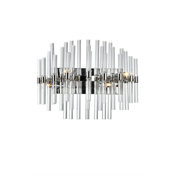 4 Light Vanity Light with Polished Nickel Finish