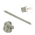 thumbnail image 3 of Unique Bargains 1 Pc Adjustable Light Gold Tone Hook Handbag Strap for Dating Light Green Polyester, 3 of 4