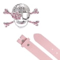 thumbnail image 2 of Rhinestone Skull & Crossbones Belt - Pirate Costume Style Combo, 2 of 3