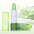 thumbnail image 5 of Bálsamo labial hidratante, bálsamo labial Natural de Aloe Vera, cambia de Color con temperatura, larga duración, nutre los labios, cuidado de los labios, maquillaje, 1 unidad, 5 of 5
