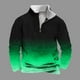 thumbnail image 1 of Sudadera sin capucha para hombre, informal, a la moda, con cuello alto, estampado de calaveras, cremallera, jersey de manga larga, blusa de poliéster para hombre, 1 of 4