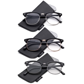 Chesterfield Full Rim Rectangular Matte Black Eyeglasses  display picture 1