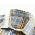 thumbnail image 7 of Zynviq Shirts Men Plus Size Short Sleeve Button Down Plaid Relaxed Fit Gingham Shirts Tops Men XL, 7 of 7