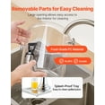 thumbnail image 6 of VEVOR Beverage Dispenser, 2.1 Gallon Drink Dispenser for Parties, Stainless Steel + Plastic Juice Dispensers with Spigot Ice Chamber Tray, Iced Tea Lemonade Juice Dispensers, for Restaurants, Hotels, 6 of 9