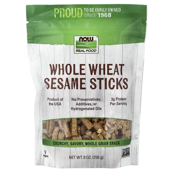 NOW Foods Sesame Sticks Salted 9 oz
