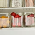 thumbnail image 3 of MesaSe Storage Box for Refrigerator Side Door Vegetable Crisper Fruit Sundries Storage Box Storage Organizer Green, 3 of 8
