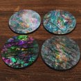 thumbnail image 2 of CARIBOU Drink Round Fabric Felt Neoprene Coasters Set of 4pcs, Color Stone Granite, 2 of 4