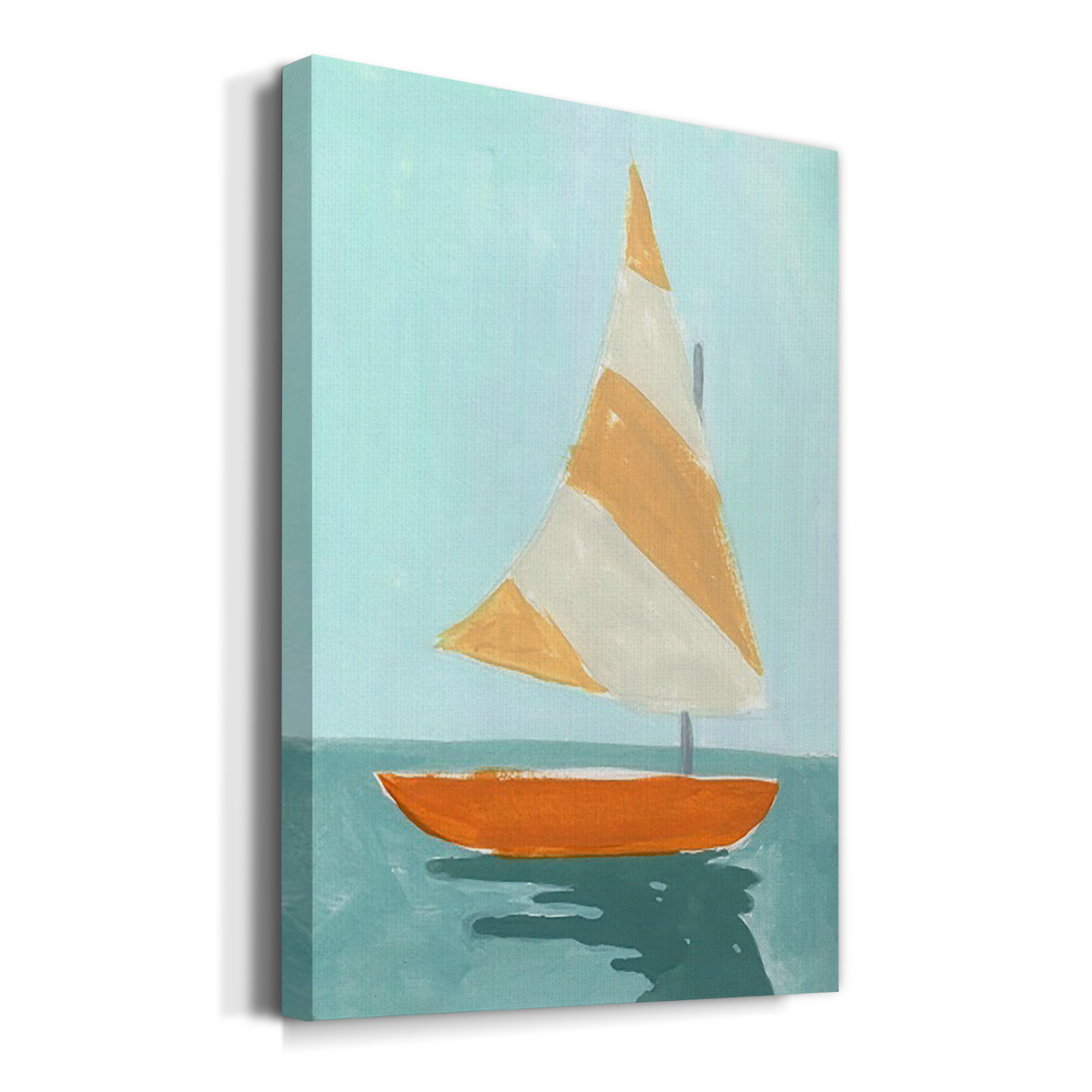 Small Sail I Premium Gallery Wrapped Canvas - Ready to Hang