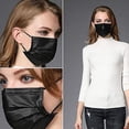 thumbnail image 4 of Mascarilla facial NNPCBT negra desechable de 3 capas, 100 piezas, 4 of 6