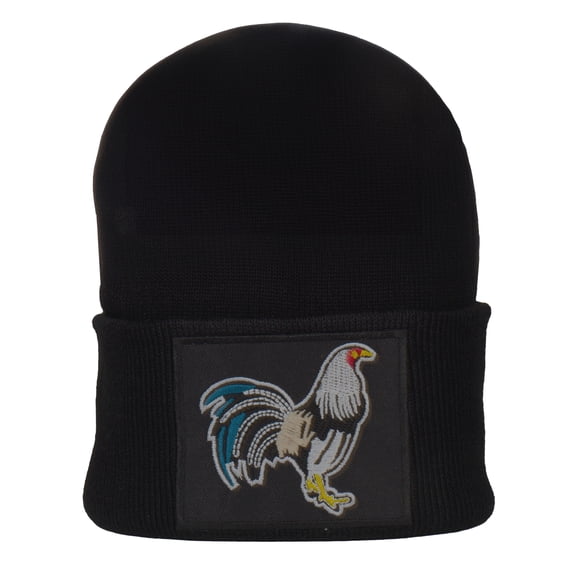 Top Headwear Rooster Cuffed Beanie - Black
