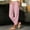 Red, variant on Women Summer Gingham Plaid Elastic Drawstring Waist Jogger Pants, Snap Button Loose Ankle Cropped Trousers with Side Pockets Beach Vacation Loungewear Casual Bottoms Blue XL(XL)