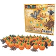 thumbnail image 1 of Minizfigs Juego de calabazas espeluznantes de Halloween - 70 piezas a granel de calabazas, murciélagos y arañas naranjas Jack-O-Lantern Accesorios de juguete de construcción clásicos para minifiguras, 1 of 5