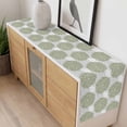 thumbnail image 4 of Sage Green Dahlia Table Runner - 72 Inch Long, Kitchen Dining Table Runner Dresser Scarves, Country Grey Flowers Floral Farmhouse Farmhouse Decor for Coffee Tables Wedding Party Banquet, 4 of 8