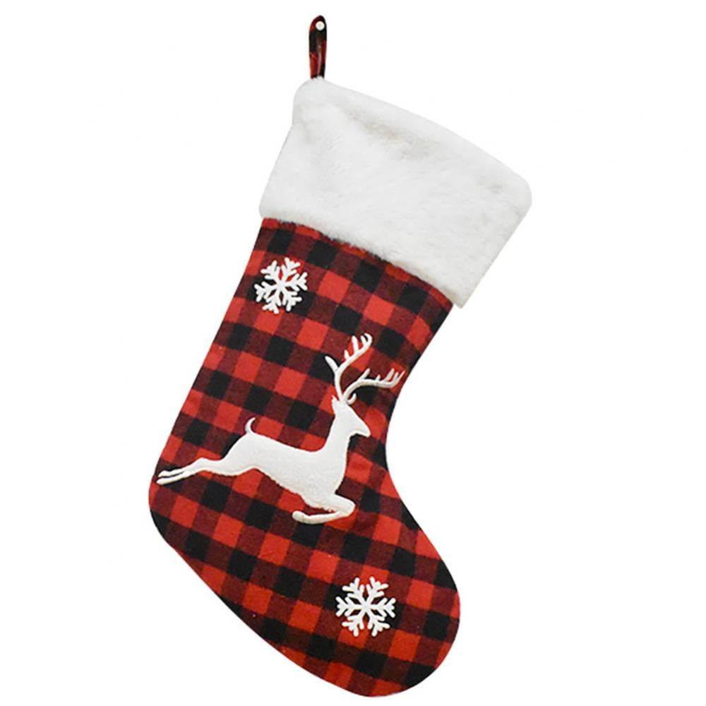 Two Stockings Included In Price Details about   Christmas Stockings With Two Pom Poms 