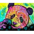 thumbnail image 2 of Dean Russo Collection 31x26 Gold Ornate Wood Framed with Double Matting Museum Art Print Titled - Psychedelic Panda, 2 of 4