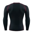 thumbnail image 4 of Compression Shirts Men Long Sleeve Athletic Workout Shirt Quick Dry Base Layer T Shirts Gym Running Tops for Basketball, 4 of 4