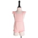 thumbnail image 4 of Mono Bebé Niña Volante fruncido Mameluco Recién Nacido CasualCute Estética Ropa de cumpleaños Hogar Accesorios para dormir Regalos para niños Rosa 100cm Inevent BA002048-11, 4 of 7