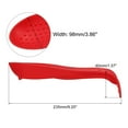 thumbnail image 2 of Uxcell 9.25" x 3.86" Heat Resistant Silicone Spoon Rest Kitchen Utensil Holder, Red 2Pack, 2 of 6