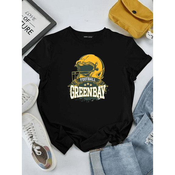 Retro Green Bay Football Fan Spirit Vintage Style Graphic Unisex T-Shirt, up to size 5XL