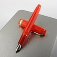 thumbnail image 1 of Jinhao-pluma estilográfica serie acrílica 82, Color dorado y plateado con Clip, punta fina terminada para escribir, negocios, oficina, escuela, A7107, 1 of 4