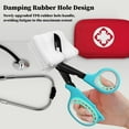 thumbnail image 4 of 2-Pack 7.5" Heavy Duty Bandage Scissors, Black + Grey, Non-stick Blades Stainless Steel Shears For Office,Nursing, Sewing, EMT, Home and Crafts, 4 of 7