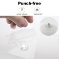 thumbnail image 2 of leyfeng Reloj de pared DIY sin marco, reloj de pared con espejo 3D, pegatinas de pared silenciosas grandes para sala de estar, 2 of 6