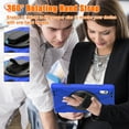 thumbnail image 7 of For Lenovo Tab M9 Case 9.0 inch 2023 Released TB-310FU, 360 Hand Strap, Shoulder Strap, Kickstand, Rugged Drop Protection, Blue, 7 of 7