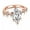 Gold, variant on Cubic Zircon Women Wedding Ring Infinity 925 Silver Filled Ring Gift Sz 6-10-8-Rose Gold
