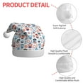 thumbnail image 4 of Salouo Nautical And Pirate Owls for Adult Christmas Hat Xmas Holiday Hat Santa Hat for Women & Men Festive Headwear Accessories Fit for Christmas/ New Year/Holiday/Party,1PC, 4 of 6