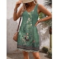 thumbnail image 4 of Zeagoo Women T Shirt Dress with Pockets Summer Beach Dress for Women V Neck Sun Dress Women Short Mini Dress A Line Dress, 4 of 6
