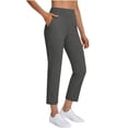 thumbnail image 6 of Linen Blend Pants for Women Trendy Summer Beach Wide Leg Trousers Lightweight Flowy Casual Vacation Outfits, 6 of 6