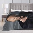 thumbnail image 5 of Jason Statham Blanket, Lightweight & Ultra-Soft Flannel Fleece Blanket, Anti-Pilling Plush Blanket for Couch, Bed, Sofa, Bedding Decor,50"x40", 5 of 7