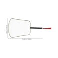 thumbnail image 2 of Chinese Hand Fan for Craft with Wooden Handle 2Pcs Silk Painting Fans, 2 of 5