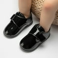 thumbnail image 7 of FAOWME Baby Shoes Summer 0 1 Year Old Baby Shoes Casual British Style Walking Shoes Black 3, 7 of 7