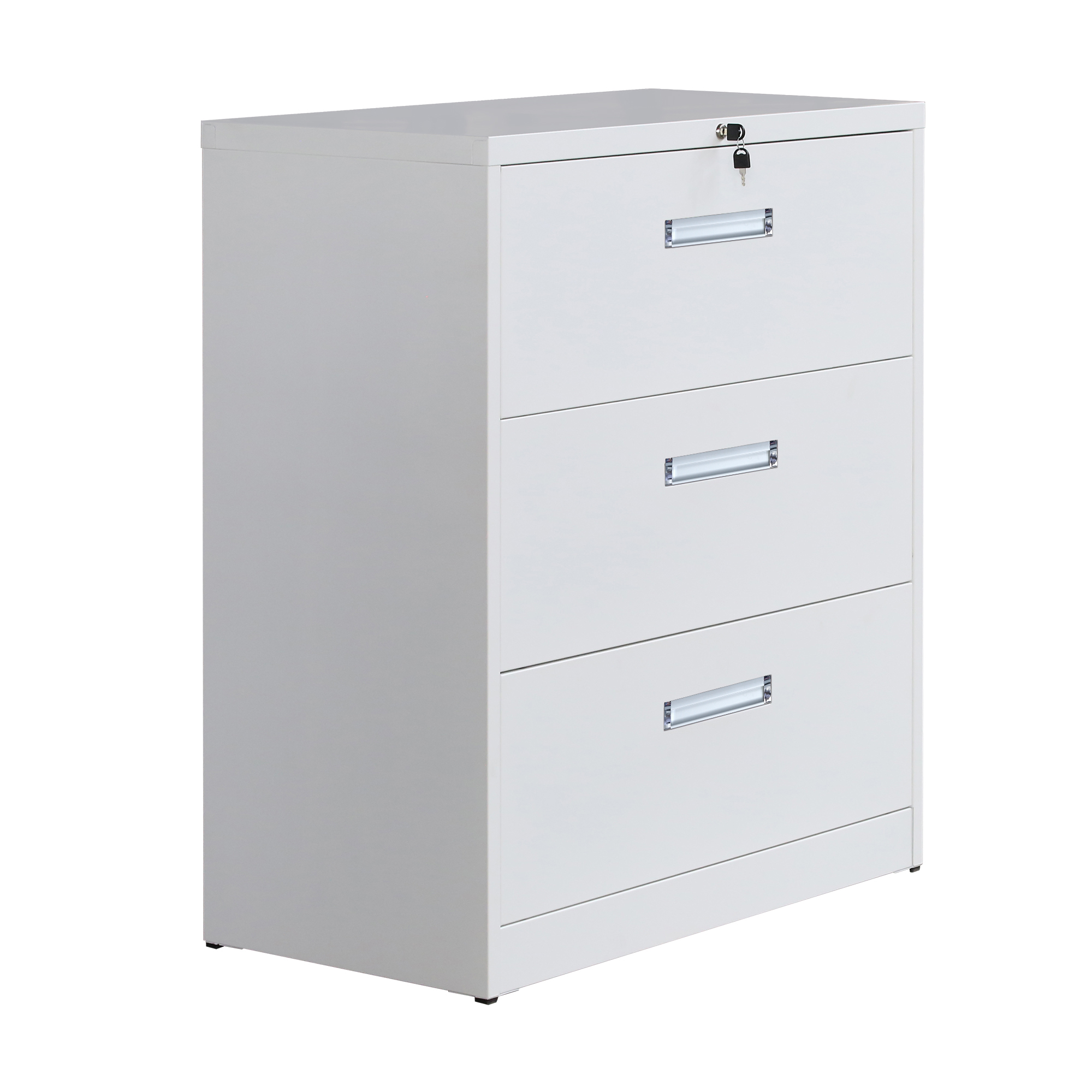 Office Products Cabinets Racks Shelves 2 Drawer White W Handle Locking File Cabinet 2 Drawer Lateral Filing Cabinet Metal Key Lock 3 Drawer Office Horizontal Steel Organizer File Cabinets Brif Rs