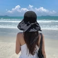 thumbnail image 4 of fatyb Women's Sun Hat Outdoor Wide Brim Foldable Beach Bucket Caps Sun Protection Fishing Hat for Women, 4 of 4