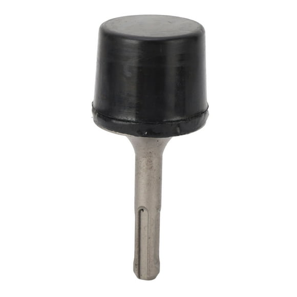 Rubber Power Hammer, Electric Drill Hammer Impact Resistance 40CR Round Shank Easy Installation for Water Pipe Discharge