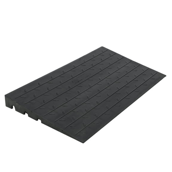 Rise Threshold Ramps for Doorways, 2500 Lbs Load Capacity, 42" Wide Natural Rubber Power Wheelchair Ramp is Adjustable and Cuttable for Doorways, Curb, Sweeper, Power Scooters, Bathroom