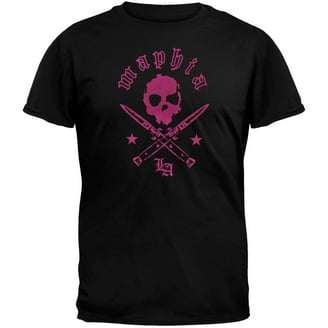 Officially Licensed Skull & Crossbones Graphic Tee Shirt, 100