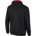 thumbnail image 3 of Men's Colosseum Black Stanford Cardinal Half-Zip Hoodie, 3 of 3
