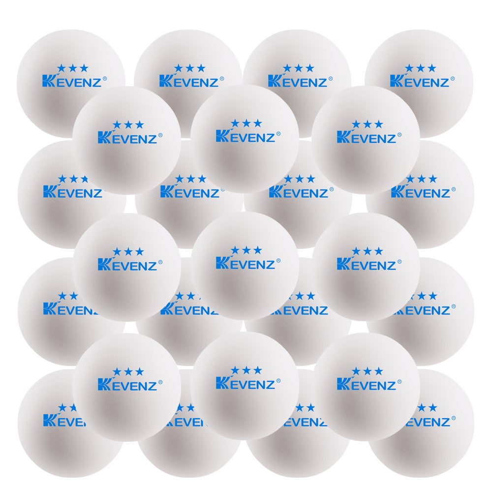 Orange, White KEVENZ 144-Pack 3-Star 40mm Table Tennis Balls,Advanced Training Ping Pong Balls