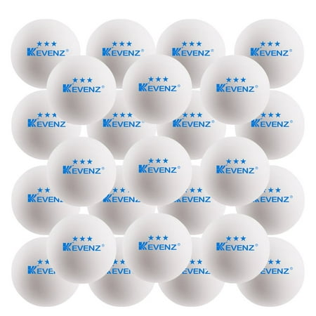 50 Count KEVENZ 3-star White Tournament Table Tennis Ball Ping Pong