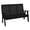 Black, variant on Keystone Amish Co. Salem Poly Composite Garden Bench, 4-Foot, Lemon Yellow