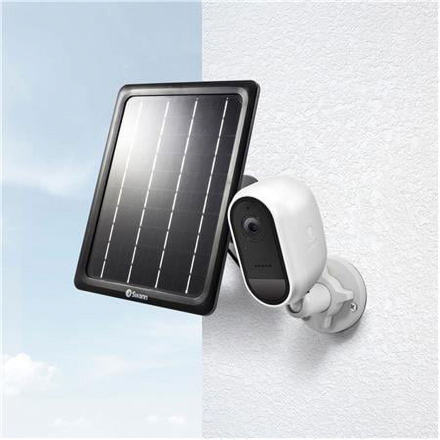 Swann Wire-Free White 1080p Security Camera with Solar Charging Panel & Outdoor Stand