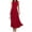 Red, variant on Summer Maxi Dresses for Women Spring Sleeveless Casual Ruched High Waisted Long Sundress Flowy Beach Dress